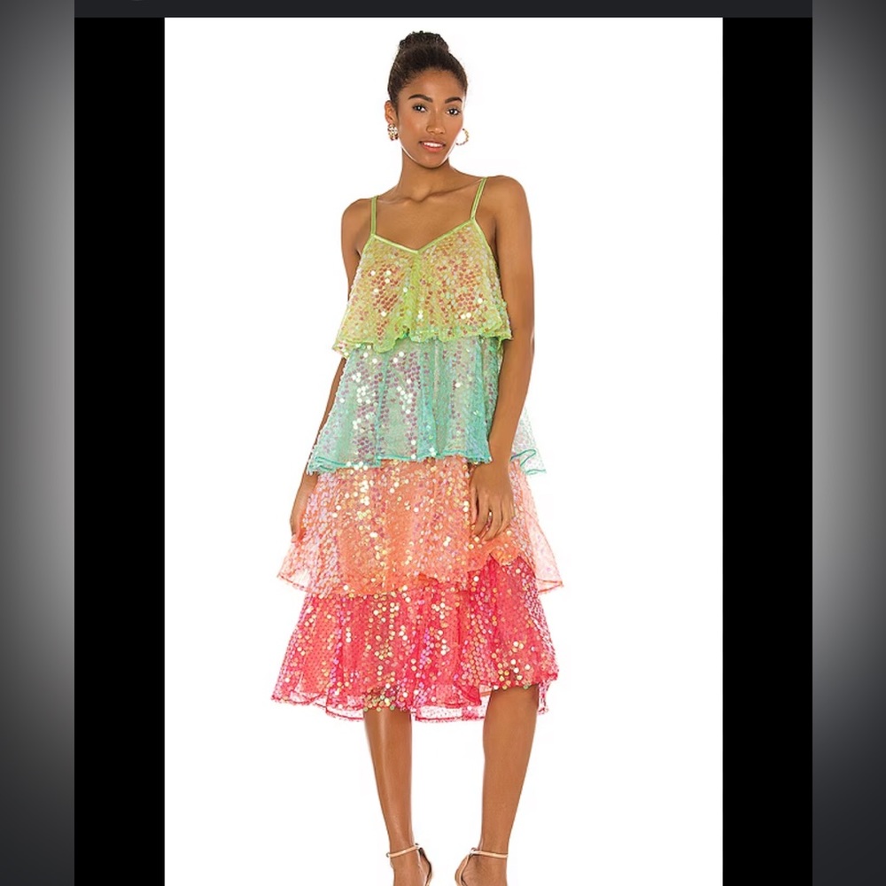 Sundress sequin maxi